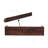 Wood Floating Circle Chestnut Bedside