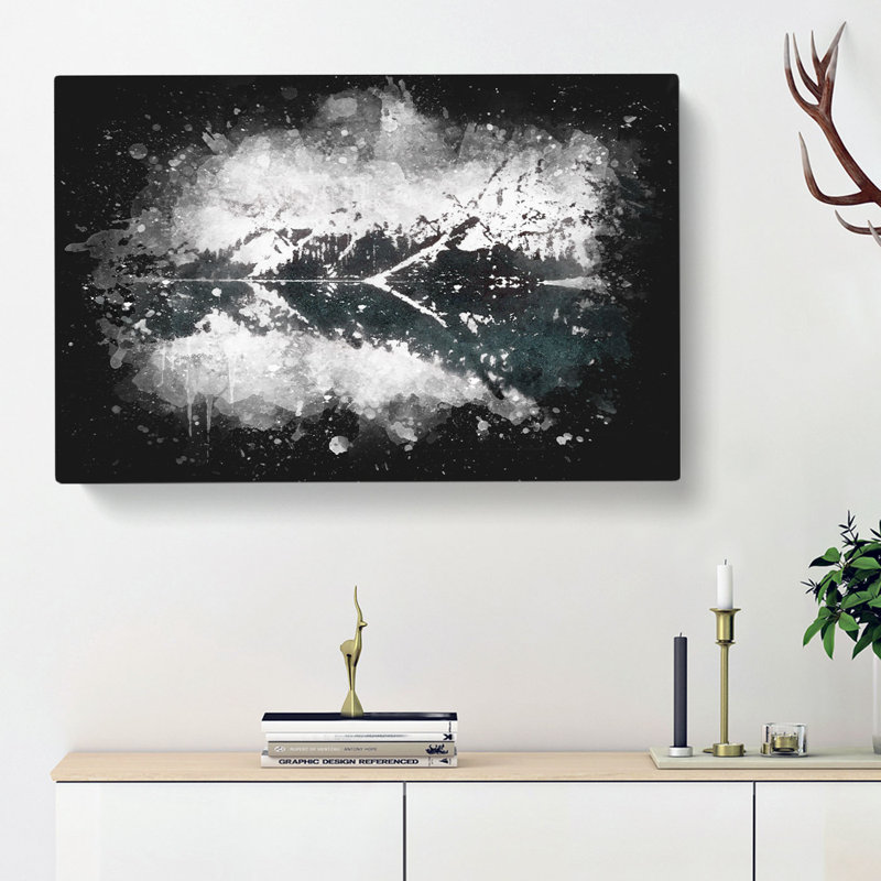 Lake Reflection In Italy - Wrapped Canvas, 40cm H x 60cm W x 3cm D