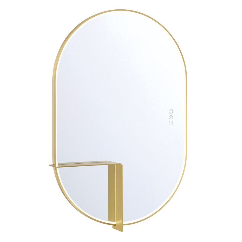 Miroir Linden, Doré, 36 po x 24 po