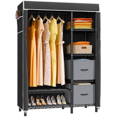 Mobile Wardrobe Storage Cabinet