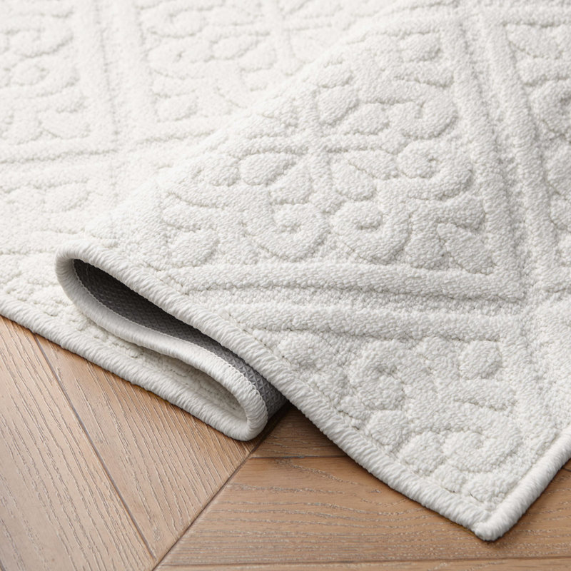 Laura Ashley Austell Solid Hi-Low Tufted Rugs, Runner 2'2" x 8'