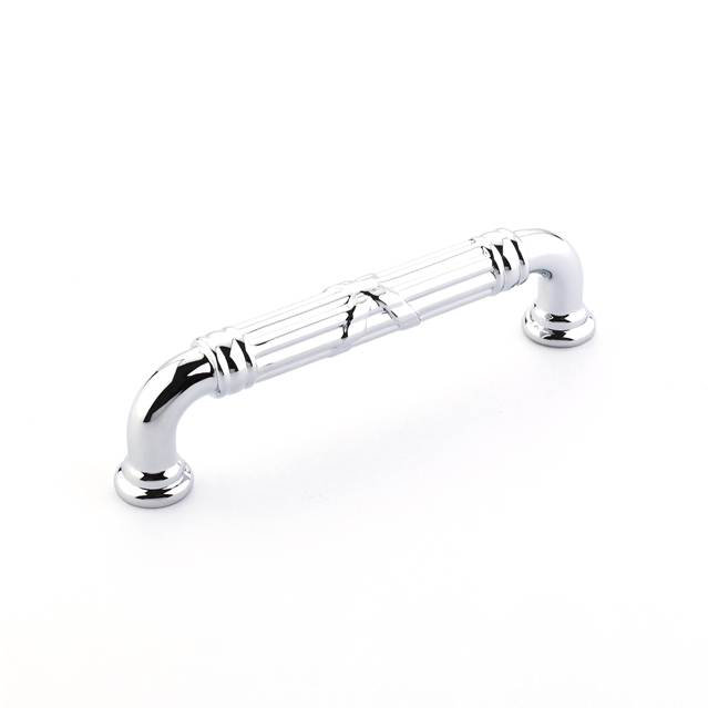 Poignée barre Emtek, Chrome poli, 4"