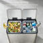 Ensemble de poubelles à double compartiment en acier inoxydable 2 x 8 gallons avec seaux intérieurs et sac poubelle-129397908