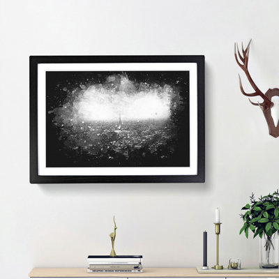 Paris Skyline - Picture Frame Graphic Art Print
