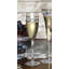 Flûte en verre Pewter Vine