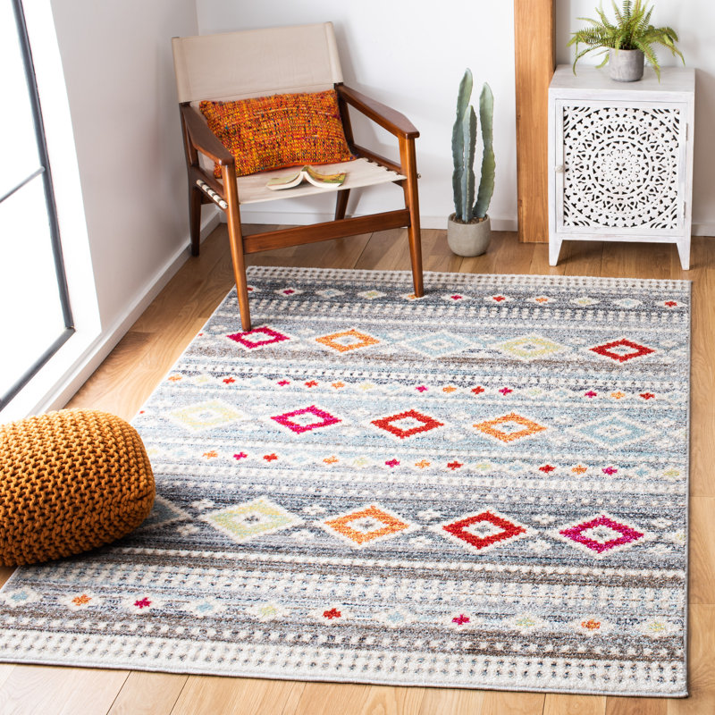 Tanksley Ikat Area Rug, Rectangle 122 x 183 cm