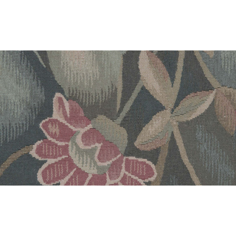 Hand-Knotted High-Quality Brown and Green Area Rug