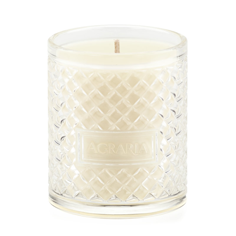 Bougie parfumée au jasmin méditerranéen, H 4,75 po x l 3 po x P 3 po