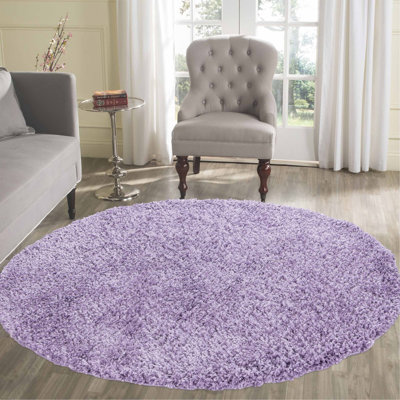 Esterly Solid Colour Shag Area Rug