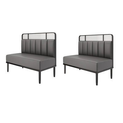 Banc rembourré en similicuir Modern Modern