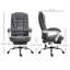 Fauteuil de direction avec repose-pieds Vinsetto