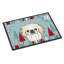Tapis pour porte d’extérieur antidérapant pékinois de noël winter-16654033