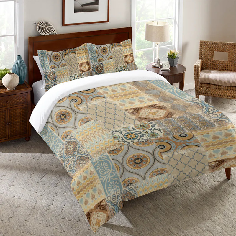 Housse de couette Persian Patchwork, Housse de couette pour très grand lit