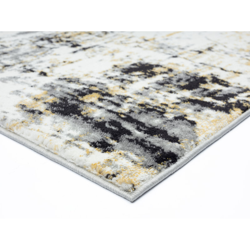Hellie Abstract Indoor Rug, Rectangle 7'9" x 10'9"