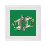 Zebra Seeing Double Cotton Sateen Dinner Napkins