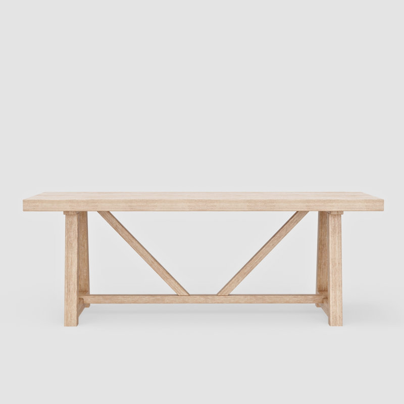 Table de salle à manger Granita, Driftwood
