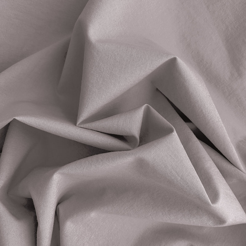Tissu performant 100% coton taupe Inez Crescent