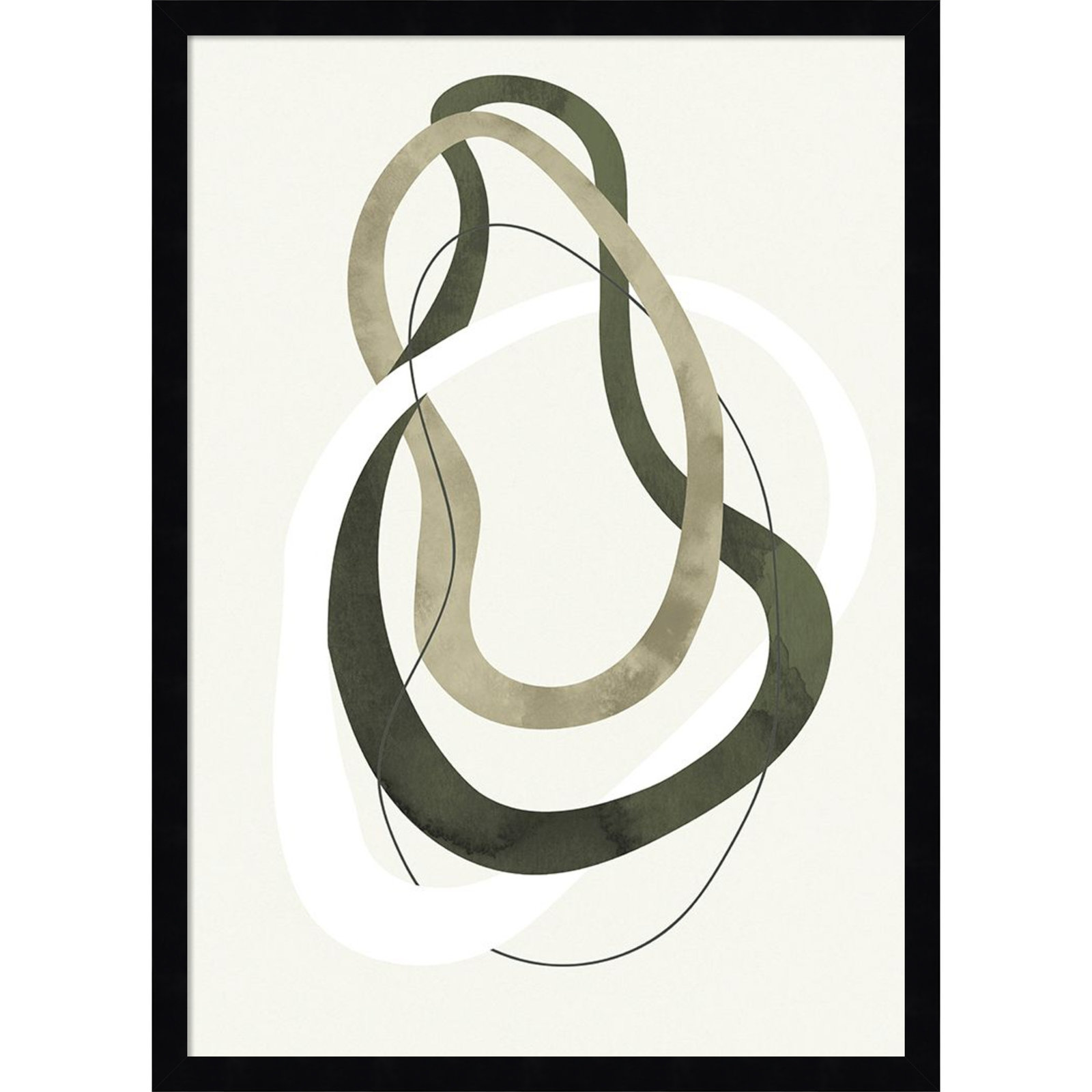 Acrobat 2 Print by Design Fabrikken, Black, 25" H x 18" W x 1" D