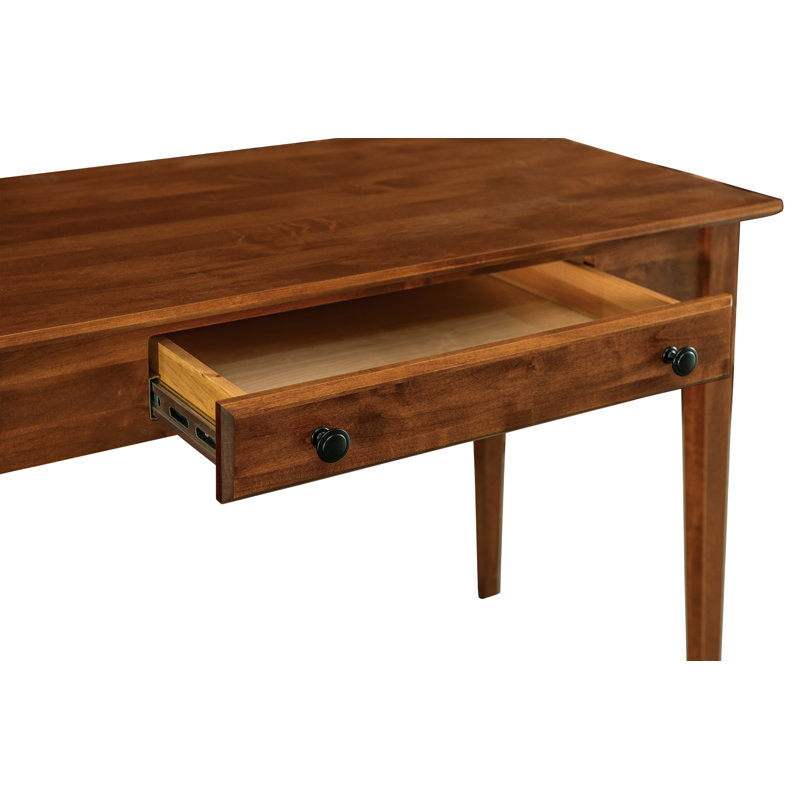 Malani American Built Solid Wood Writer's Desk, Antique Cherry