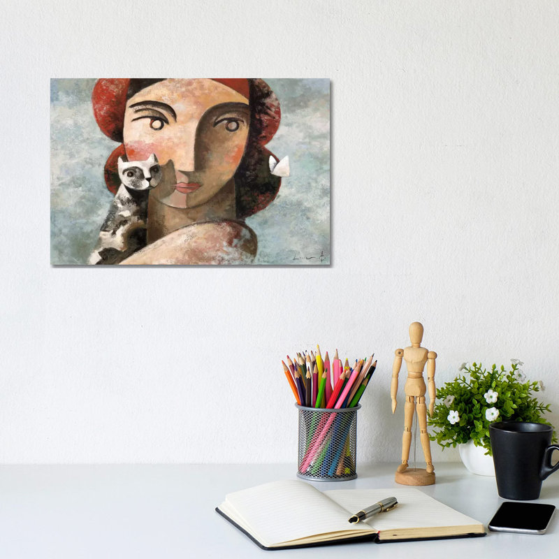 The Visit - Wrapped Canvas Painting, 20.32 cm H x 30.48 cm W