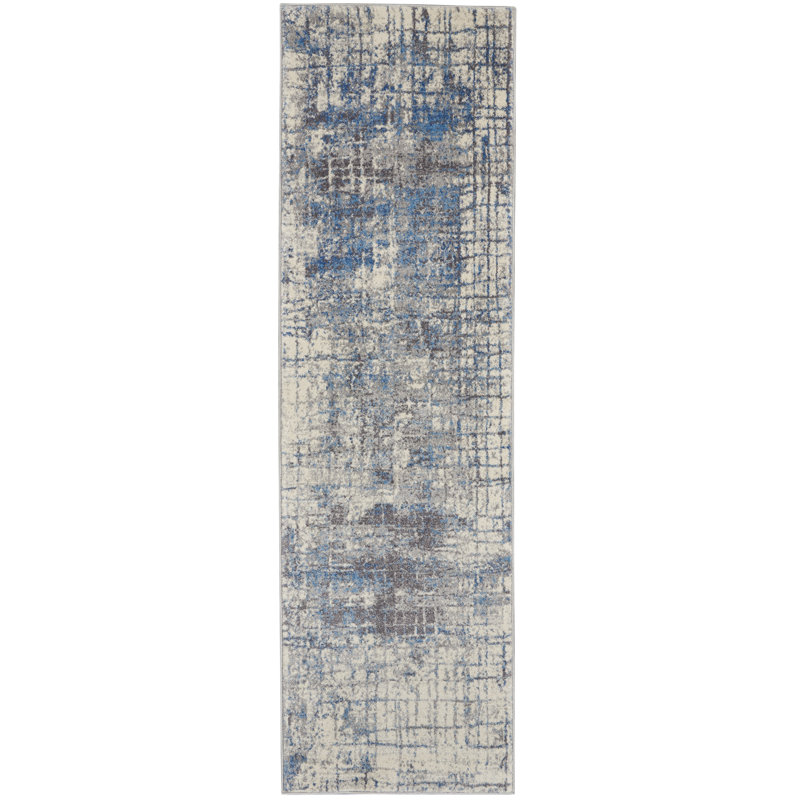 Torrent Abstract Indoor Rug, Runner 2'2" x 7'3"
