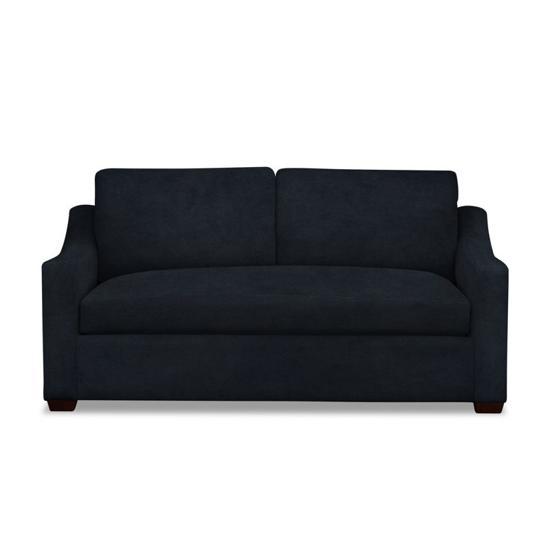 Cranbrook Upholstered 78'' Sofa, Bella Ink Blue Performance Velvet
