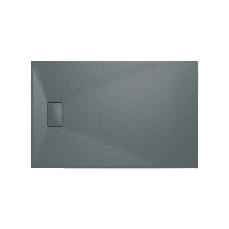 Bozidar W 32mm D Rectangle Shower Tray, 140cm H x 90cm W x 3.2cm D, Anthracite