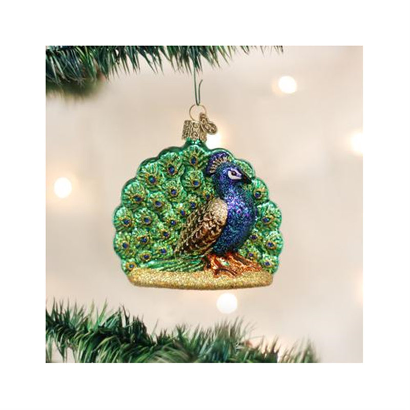 Ornement figurine suspendu peacock