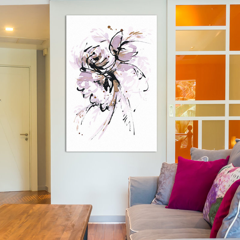 « windy day », art mural sur toile tendue, H 12 po x l 8 po x P 0,75 po