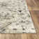 Tapis géométrique blanc / beige / gris