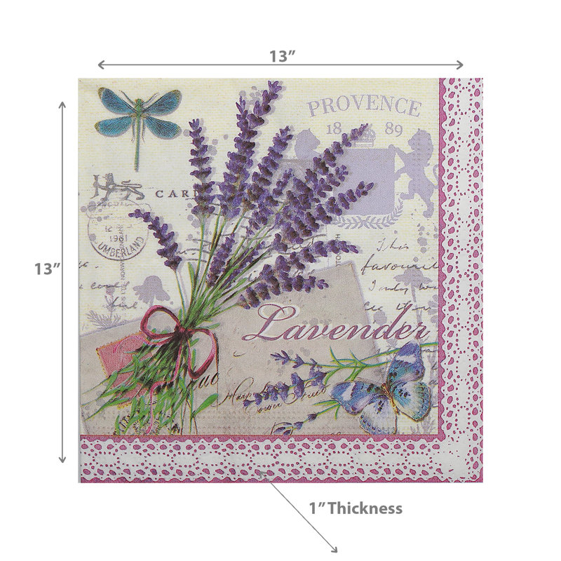 Paper Floral Napkin