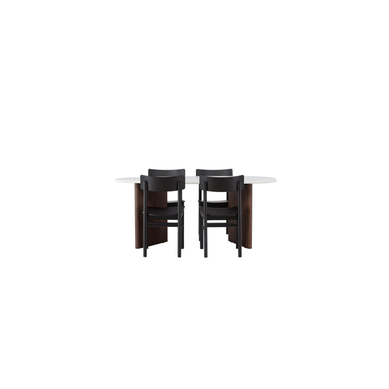 Hansville 4 - Person Dining Set
