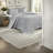 Comfortable Cotton Bedding Sets, Reversible Grey Design For Bedroom