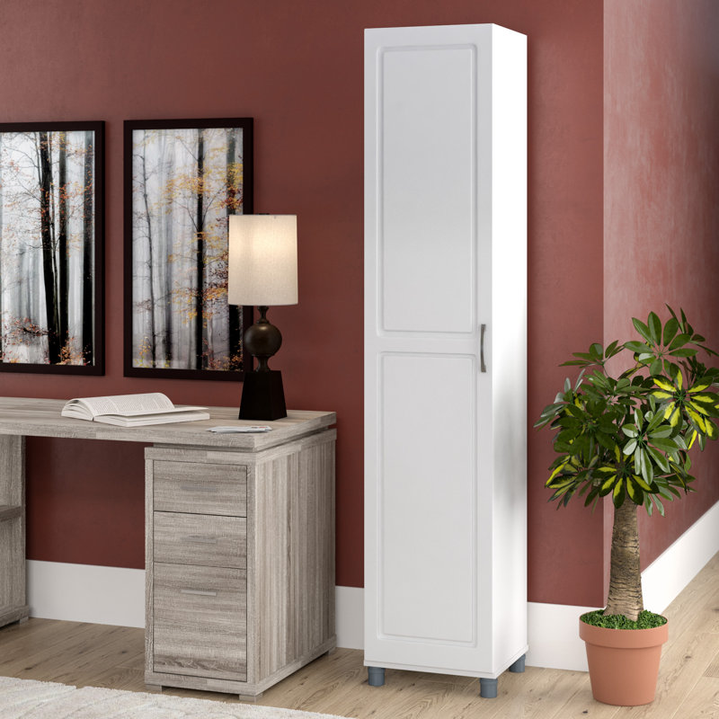 Armoire de rangement utilitaire de 16 po Scholl, Blanc