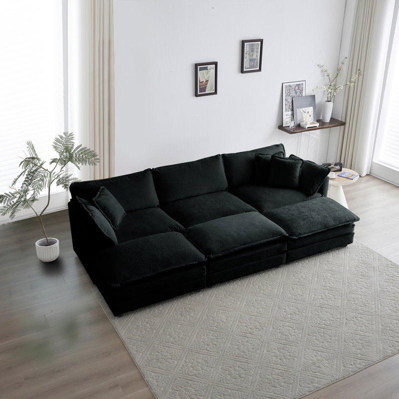 Chenille Modular Sectional Sofa