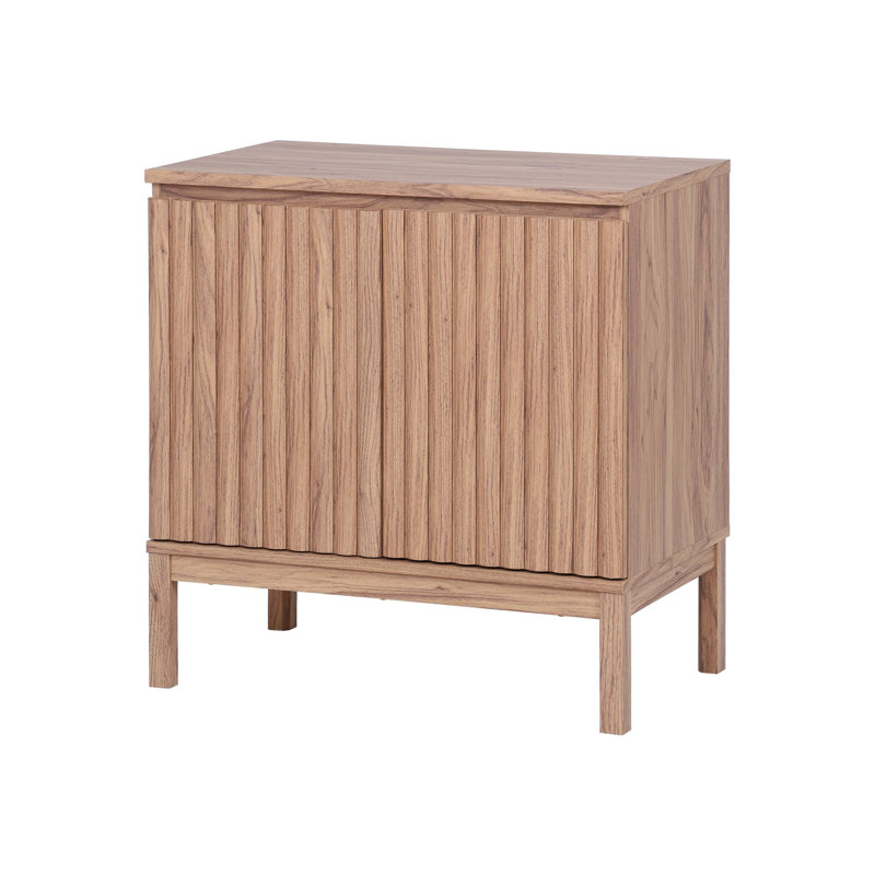Marteen Cabinet Fluted Door, Terra Oak