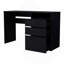 Bureau d'ordinateur San Diego, une tablette, finition noire