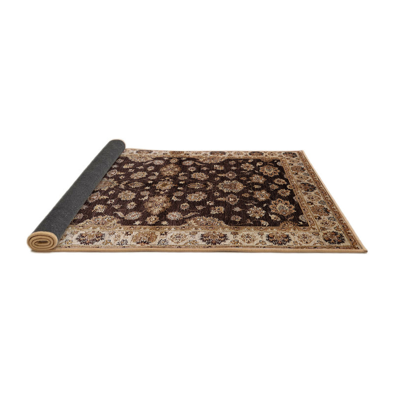 Tapis oriental noir / ivoire Hampartsum, Rond 4 pi