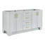 66'' Double Bathroom Vanity Base Only-653769301