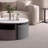 Light luxury design sense round coffee table