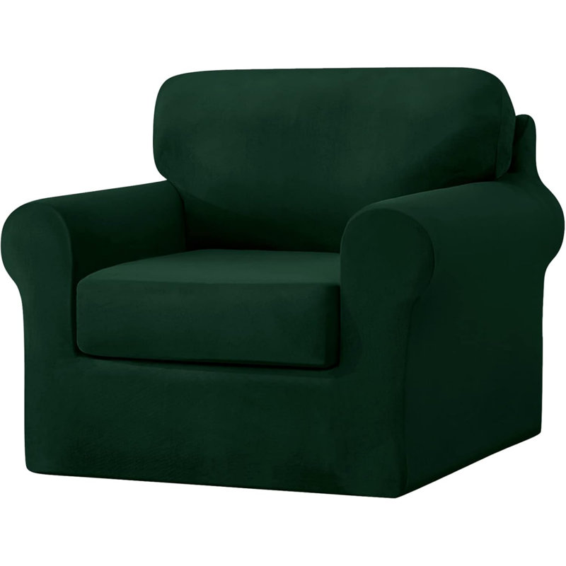 Sofa Cover With Separate Seat Cushions And Backrests Stretch Velvet Sofa Slipcover Couch Covers Furniture Protector Split Combined (1 Seat Set 3 PCS)