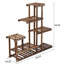 Finney Rustic Large Multi-Tiered Wooden Plant Stand