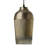 6.8''W 1-Light Virgnia Metal and Glass Pendant