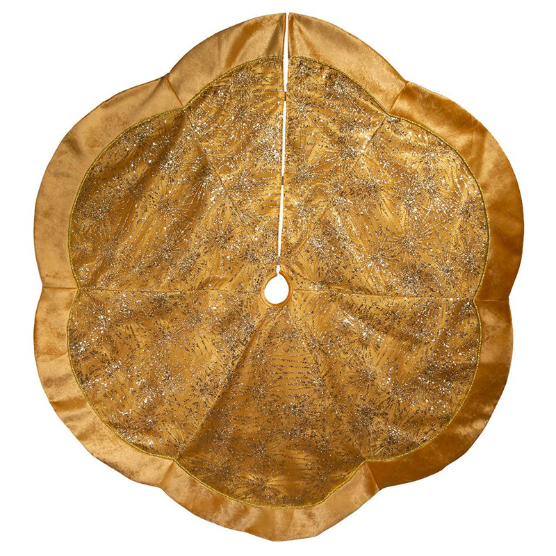 60'' Polyester Christmas Shatterproof Tree Skirt