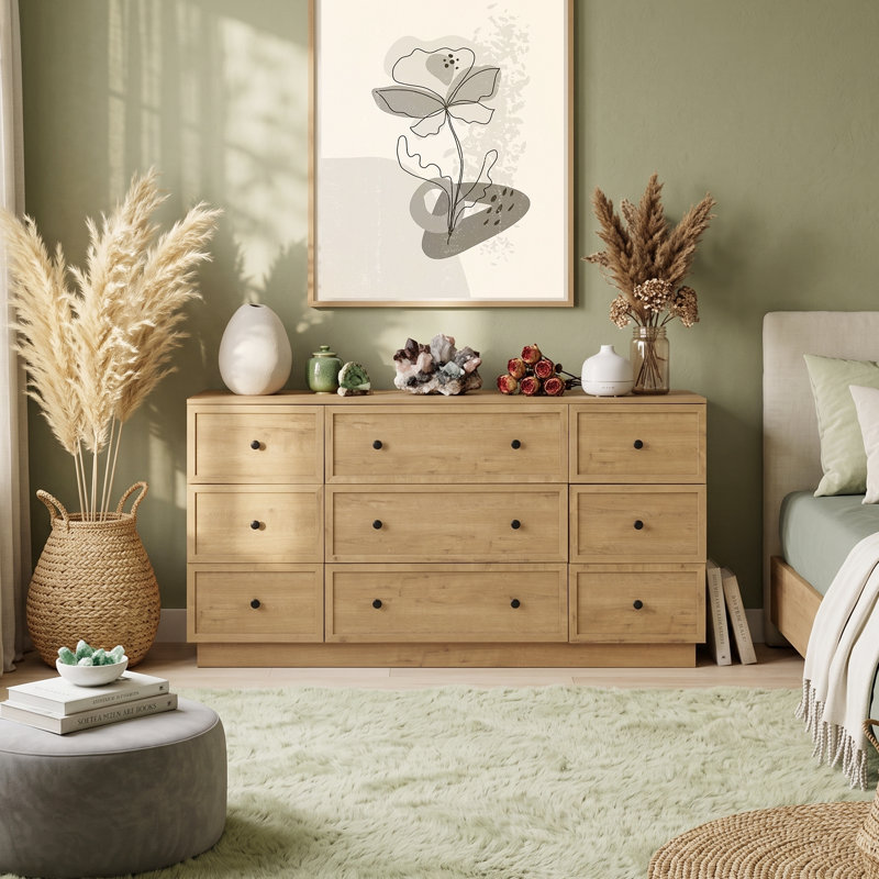9 Drawer 59.06" W Dresser