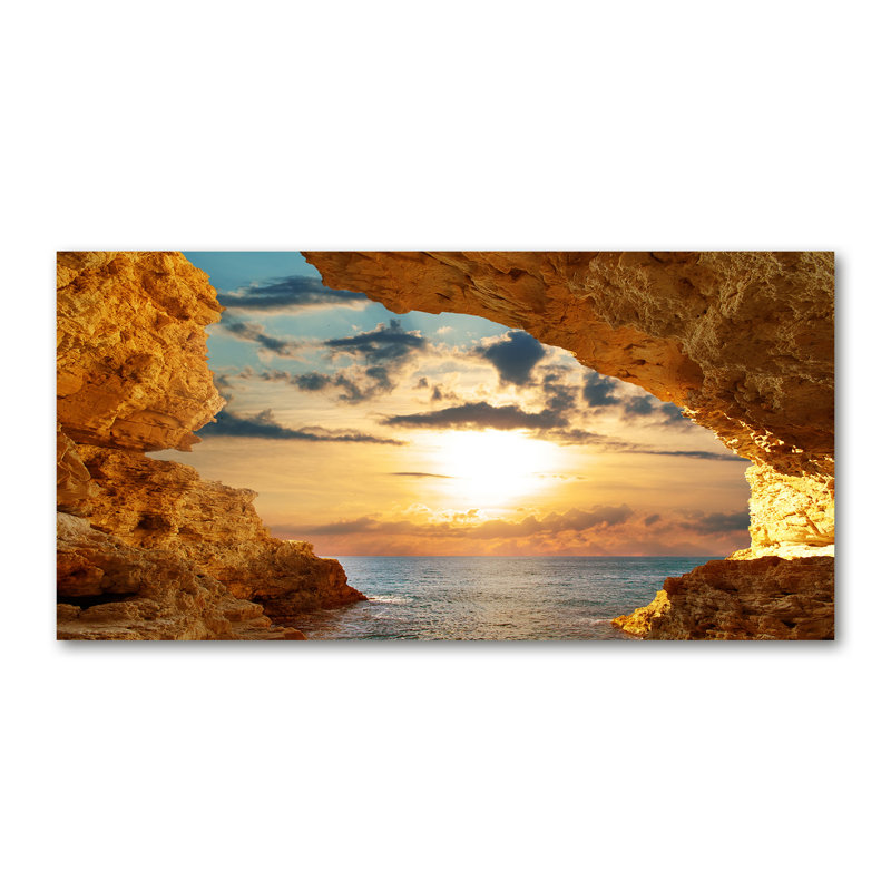 Grotto By The Sea - Wrapped Canvas Print
