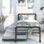 Brenda Steel Daybed with Trundle Bed