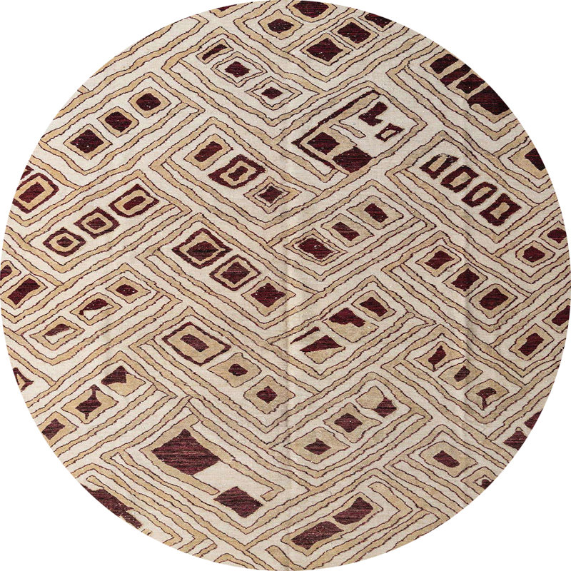 Tapis multicolore Monto, Rond 3 pi