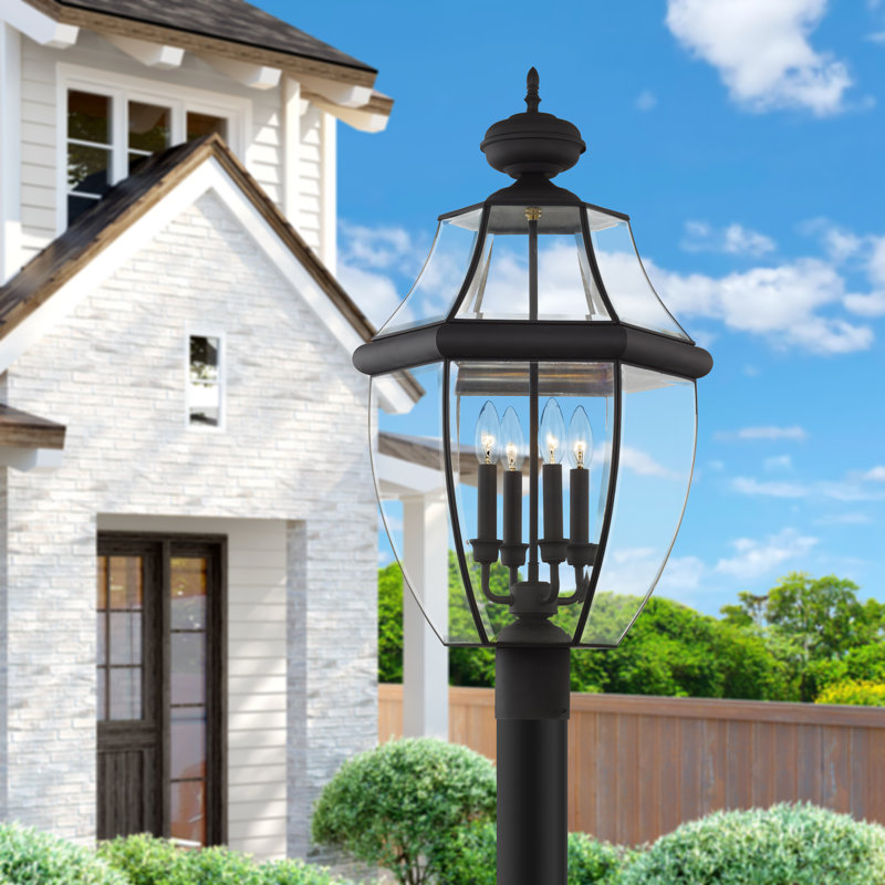 Arelene Lantern Head, 29" H x 16" W x 16" D, Black