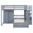 Shauna Twin Over Full Bunk Bed with Armoires, Drawers and Stairs-1002639921